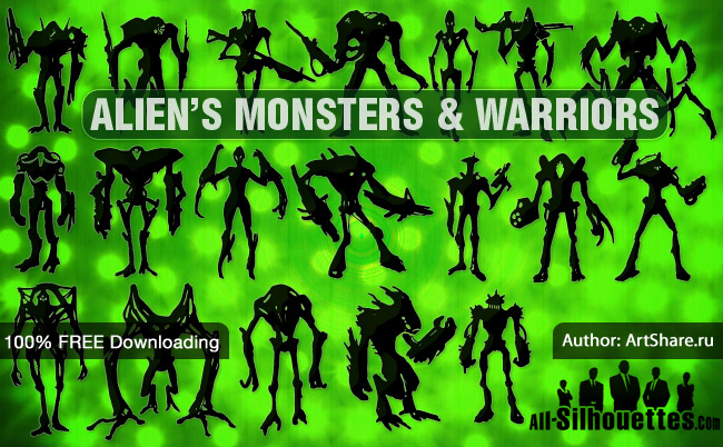 Alienâ€™s monsters & warriors