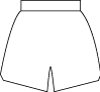 Baksetball Shorts Outline Vector