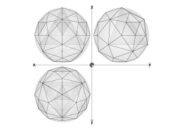 Geodesic Sphere Recursive From Tetrahedron, Multiple Layers