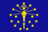 Indiana Vector Flag