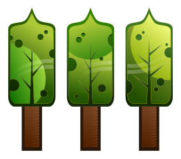 Stylised Abstract Trees