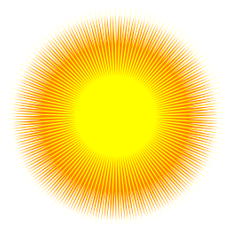 Sun Abstract Design