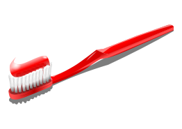 Toothbrush with Toothpaste